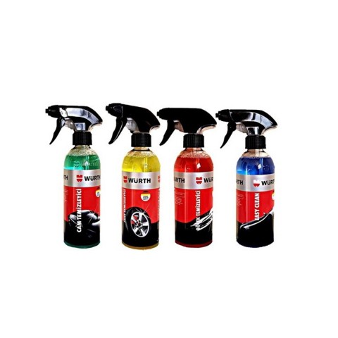 Würth Temizlik Seti(Cam+Jant+Böcek+Easy Clean) 400ml
