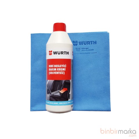 Würth deri besleyici krem+ Sentetik Güderi bez 38*60