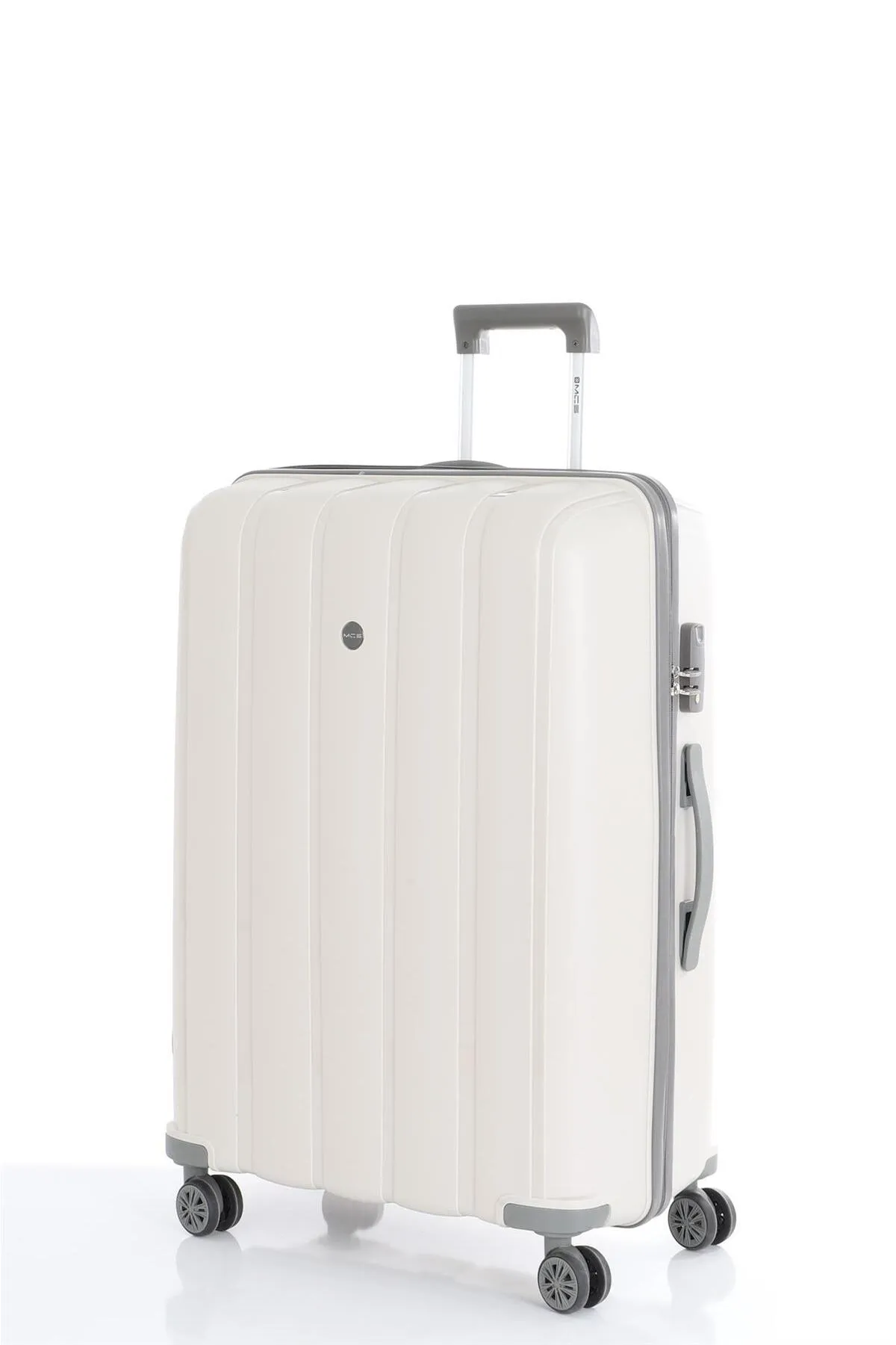 MÇS V305 Valiz Set - Kemik  gri